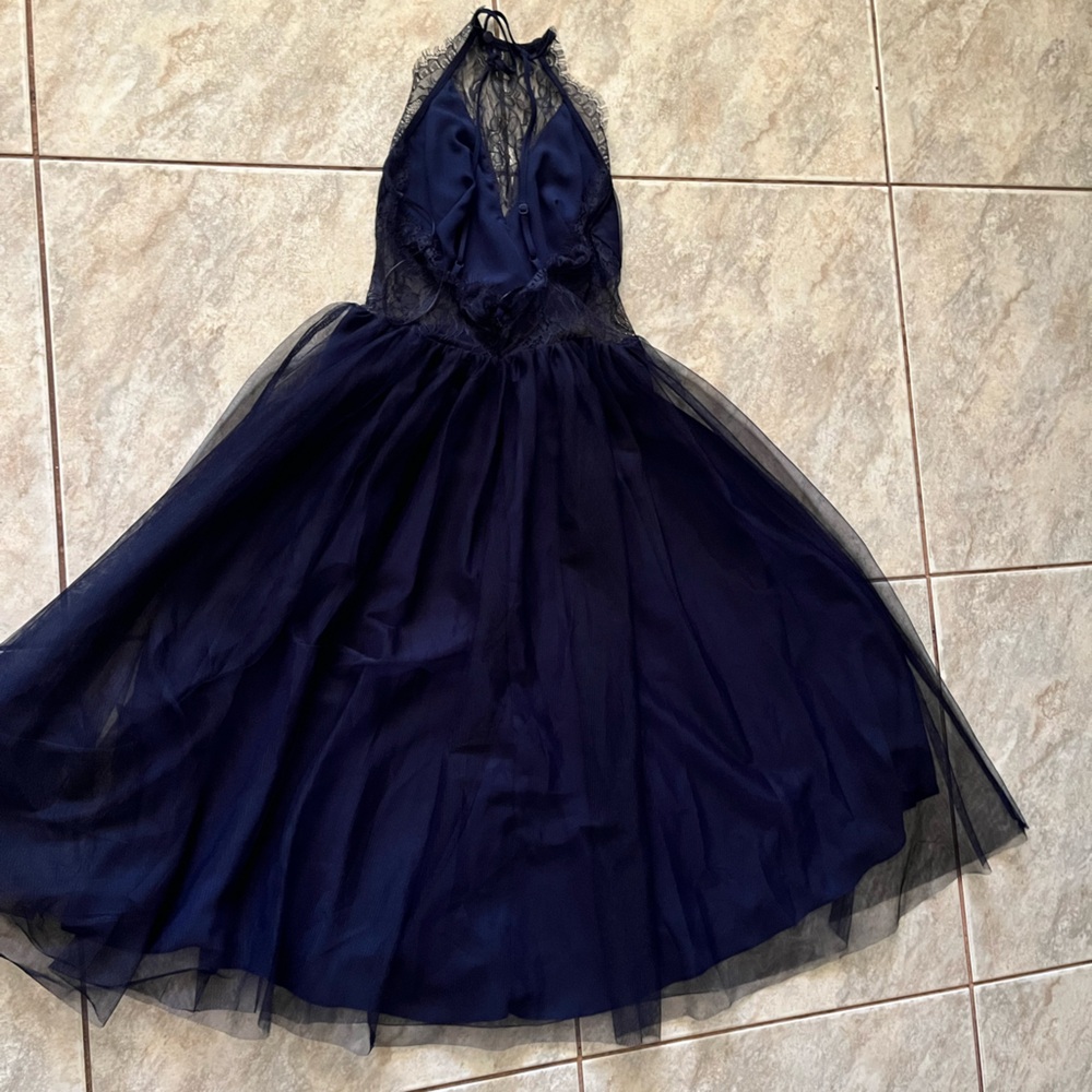 ASOS Midnight Blue Lace Dress